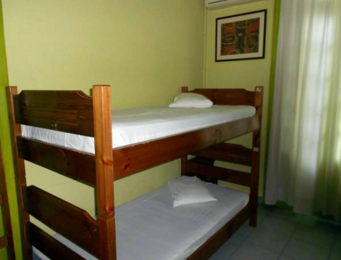 Bed in Quadruple Room with shared bathroom