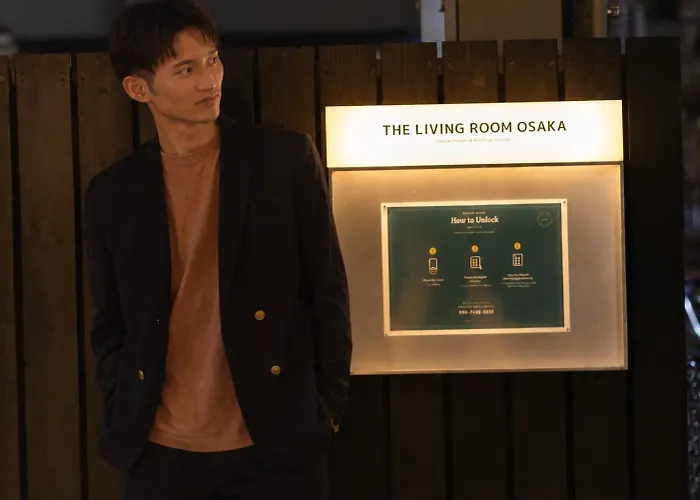 The Living Room Osakaーsocial Hostel & Rooftop Lounge Near Nambaー